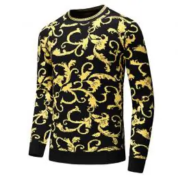 versace pull  manches longues pour homme s_ba734b